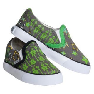 Toddler Boys Xolo Shoes Rocker Boy Twin Gore Canvas Sneakers   Gray 8