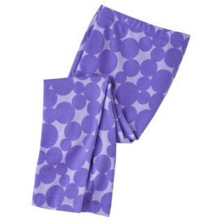 Circo Infant Toddler Girls Circle Print Legging   Purple 3T