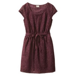Merona Womens Lace Sheath Dress   Berry Cobbler   XXL