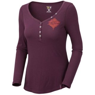 Mountain Hardwear DonnaAnna Shirt   Long Sleeve (For Women)   BLACK CHERRY (S )