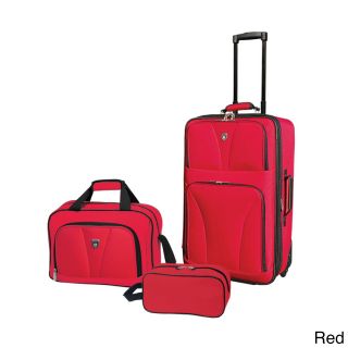 Travelers Club Bowman Collection 3 piece Travelers Carry on Luggage Set