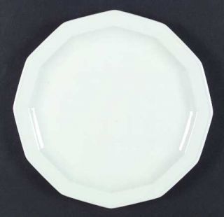 Rosenthal   Continental Polygon White Dinner Plate, Fine China Dinnerware   Rest