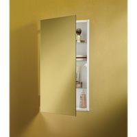 Broan 869P34WHG Flush Mount Single Door 15 x 36 Medicine Cabinet