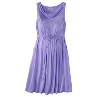 Liz Lange for Target Maternity Sleeveless Draped Dress   Periwinkle Purple M