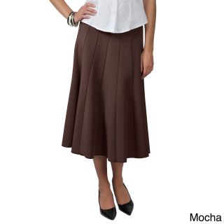Journee Collection Womens Long Flowing Panel Skirt