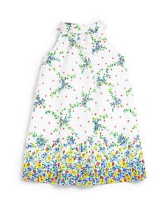 Florence Eiseman Toddlers & Little Girls Floral Trapeze Dress   White Floral