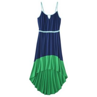 Merona Petites Sleeveless High Low Maxi Dress   Blue/Aqua XLP