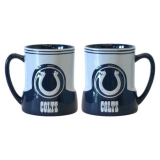 Boelter Brands NFL 2 Pack Indianapolis Colts Game Time Mug   20 oz