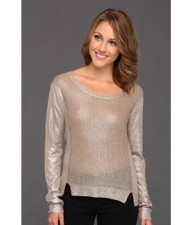 Kenneth Cole New York Damasia Womens Sweater (Clear)
