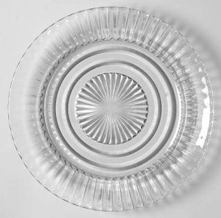 Anchor Hocking Queen Mary Clear Bread & Butter Plate   Clear, Depression Glass