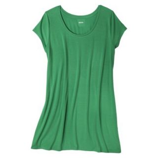 Mossimo Supply Co. Juniors Plus Size Short Sleeve Tee Shirt Dress   Green 3