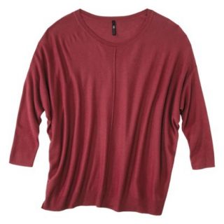 labworks Womens Plus Size Long Sleeve Sweater   Terra Cotta 1