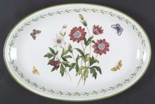 Studio Nova Garden Bloom 14 Oval Serving Platter, Fine China Dinnerware   Laure