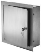 Acudor ARVB 8 x 8 x 6 SS PVP Recessed Stainless Steel Valve Box 8 x 8 x 6 with Plexiglass Vision Panel