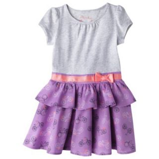 Cherokee Infant Toddler Girls Convertible Dress   Grey 24 M