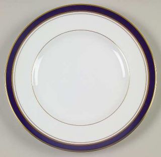 Royal Worcester Howard Cobalt Blue (Gold Trim) Salad Plate, Fine China Dinnerwar