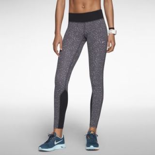 Nike Epic Luxe Printed Womens Running Tights   Dark Grey
