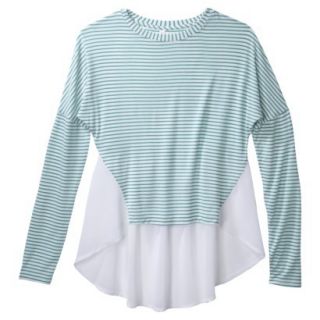 Xhilaration Juniors Chiffon Back Top   Jade L(11 13)