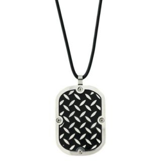 Stainless Steel Mens Steel Plate Dog Tag Pendant