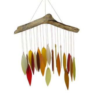 Driftwood Wind Chime   Fall Leaves