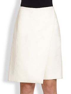 Narciso Rodriguez Double Layer Skirt   Ivory