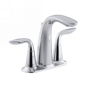 Kohler K 5316 4 CP Refinia Refinia Centerset Bathroom Sink Faucet