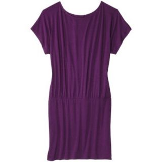 Mossimo Supply Co. Juniors Plus Size Short Sleeve Knit Dress   Purple Violet 3