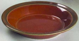 Interiors (PTS) Prairie Adobe Red (Indonesia) 9 Soup/Pasta Bowl, Fine China Din