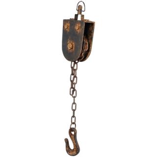 Wilco Cast Iron Pulley with Hook on Chain 69 5237