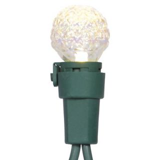 50ct Warm White LED Faceted G15 String Light Set