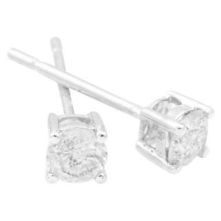 1/3 CT. T.W. Diamond Solitaire Stud Earrings in 10kt   White Gold