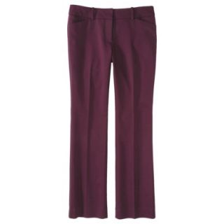 Mossimo Womens Refined Bootcut Pant (Modern Fit)   Purple 18 Short