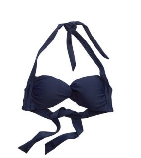 Royal Navy Aerie Retro Halter Bikini Top, Womens XXL