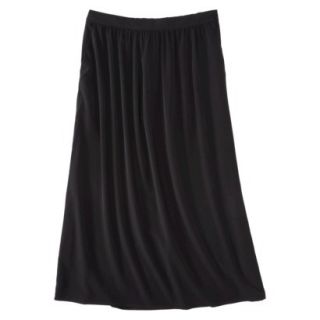 Pure Energy Womens Plus Size Maxi Skirt   Black X