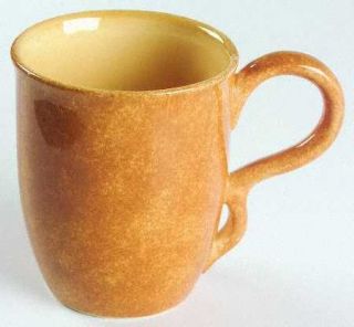 Presenttense Onde Amber (Gold) Mug, Fine China Dinnerware   Amber/Gold, Multisid