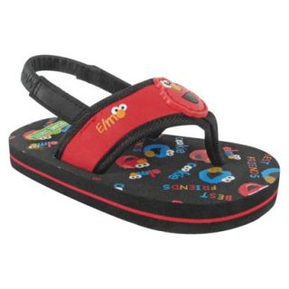 Toddler Boys Elmo Flip Flop Sandals   Red 7