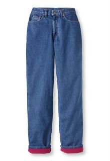 Double L Jeans, Relaxed Fleece Lined Misses