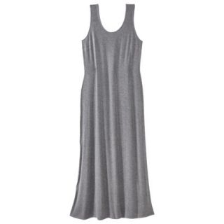 Merona Womens Plus Size Sleeveless V Neck Maxi Dress   Gray 4