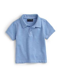 Toddlers & Little Boys Heathered Cotton Polo Shirt
