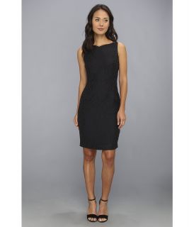 Elie Tahari Ladella Leopard Jacquard Dress Womens Dress (Black)