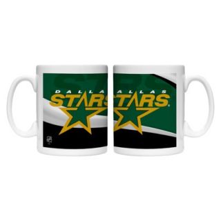 Boelter Brands NHL 2 Pack Dallas Stars Wave Style Mug   Multicolor (15 oz)