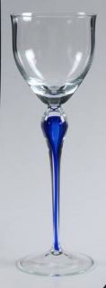 Mikasa Julliard Cobalt Wine Glass   Cobalt Blue In Stem, Clear Bowl & Foot
