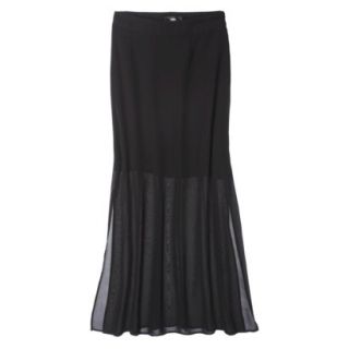 Mossimo Womens Illusion Maxi Skirt   Black XL