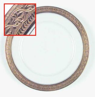 Chas Field Haviland Head 160 Bread & Butter Plate, Fine China Dinnerware   Gold