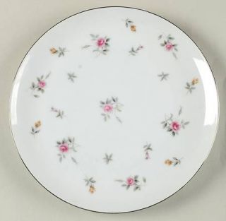 Harmony House China Lorraine Salad Plate, Fine China Dinnerware   Pink Flowers W