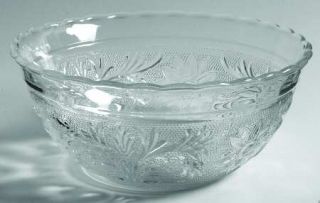 Anchor Hocking Sandwich Clear Scalloped Bowl   Clear,Glassware 40S 60S