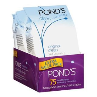 Ponds Wet Cleansing Towelettes Original   75 Count