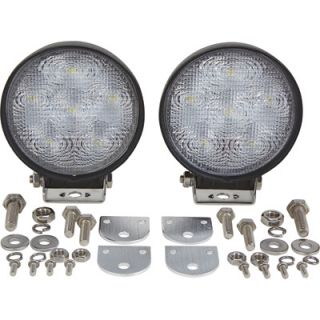 Ironton LED Worklights   2 Pk., 18 Watt, 1200 Lumens, 9 32 Volt