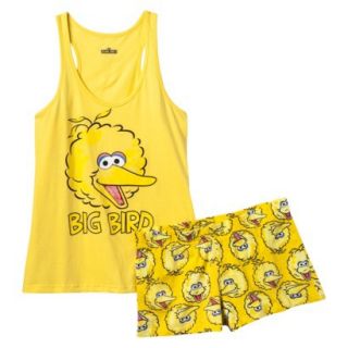 Sesame Street Juniors Tank/Short Pajama Set   Big Bird Yellow L(11 13)