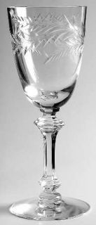 Tiffin Franciscan First Love Wine Glass   Stem #17453, Cut